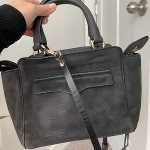 Rebecca minkoff crossbody bag. Black leather.